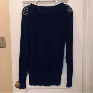 LOFT Sweaters - Loft Embellished Shoulder Sweater LOFT Sweaters - Loft Embellished Shoulder Sweater